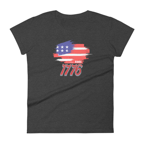 Since 1776 Women's short sleeve Independence Day t-shirt - Mainstream Freedom
